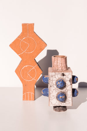 David Austin Ceramic vase , New Zealand ceramicist on Makers' Mrkt, makers market Melbourne