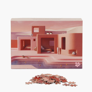 Slowdown Studio Adobe Poolside 1000 Piece Puzzle on Maker's Mrkt Makers Market Melbourne