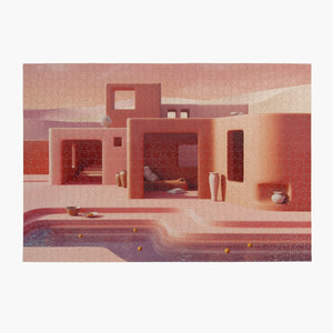 Slowdown Studio Adobe Poolside 1000 Piece Puzzle on Maker's Mrkt Makers Market Melbourne