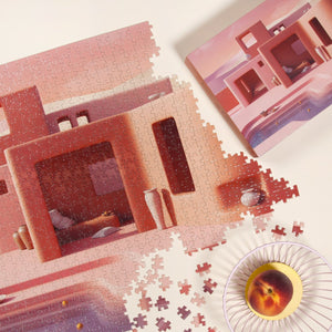 Slowdown Studio Adobe Poolside 1000 Piece Puzzle on Maker's Mrkt Makers Market Melbourne