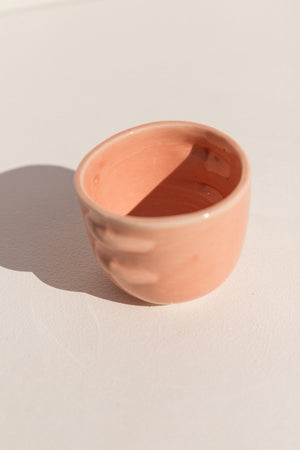 Abs Objects Peach ceramic Espresso cup on Maker's Mrkt, makers market Melbourne