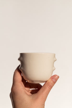 Abs Objects Ivory ceramic Espresso cup on Maker's Mrkt, makers market Melbourne