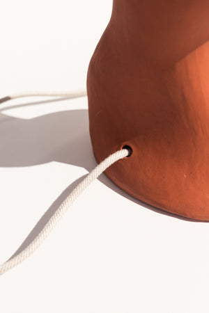 Hermon Blue ceramic Samba Lamp on Makers' Mrkt , makers market Melbourne