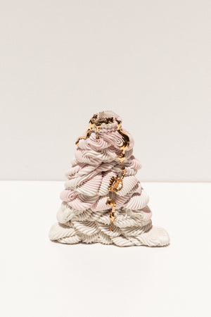 Ebony Russell Piped Dream Studio porcelain candle holder on Makers' Mrkt, makers market Melbourne