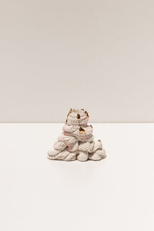 Ebony Russell Piped Dream Studio porcelain candle holder on Makers' Mrkt, makers market Melbourne