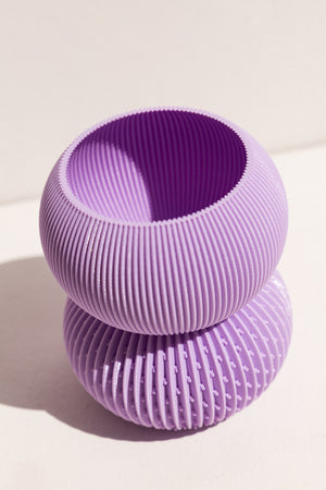 UAU Project lilac S Vase 3D printed PLA candle holder on Makers' Mrkt , makers market Melbourne