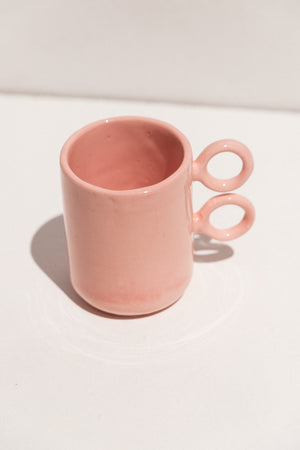 Scissor mug - pink