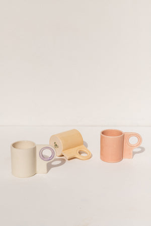 Abs Objects Lavender coloured L70 ceramic handmade mug on Makers' Mrkt Makers Market Melbourne