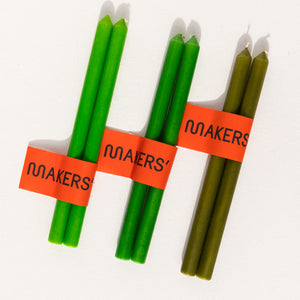 Makers Made Kermit Green 100% Natural Soy wax candles by Makers' Mrkt makers market Melbourne