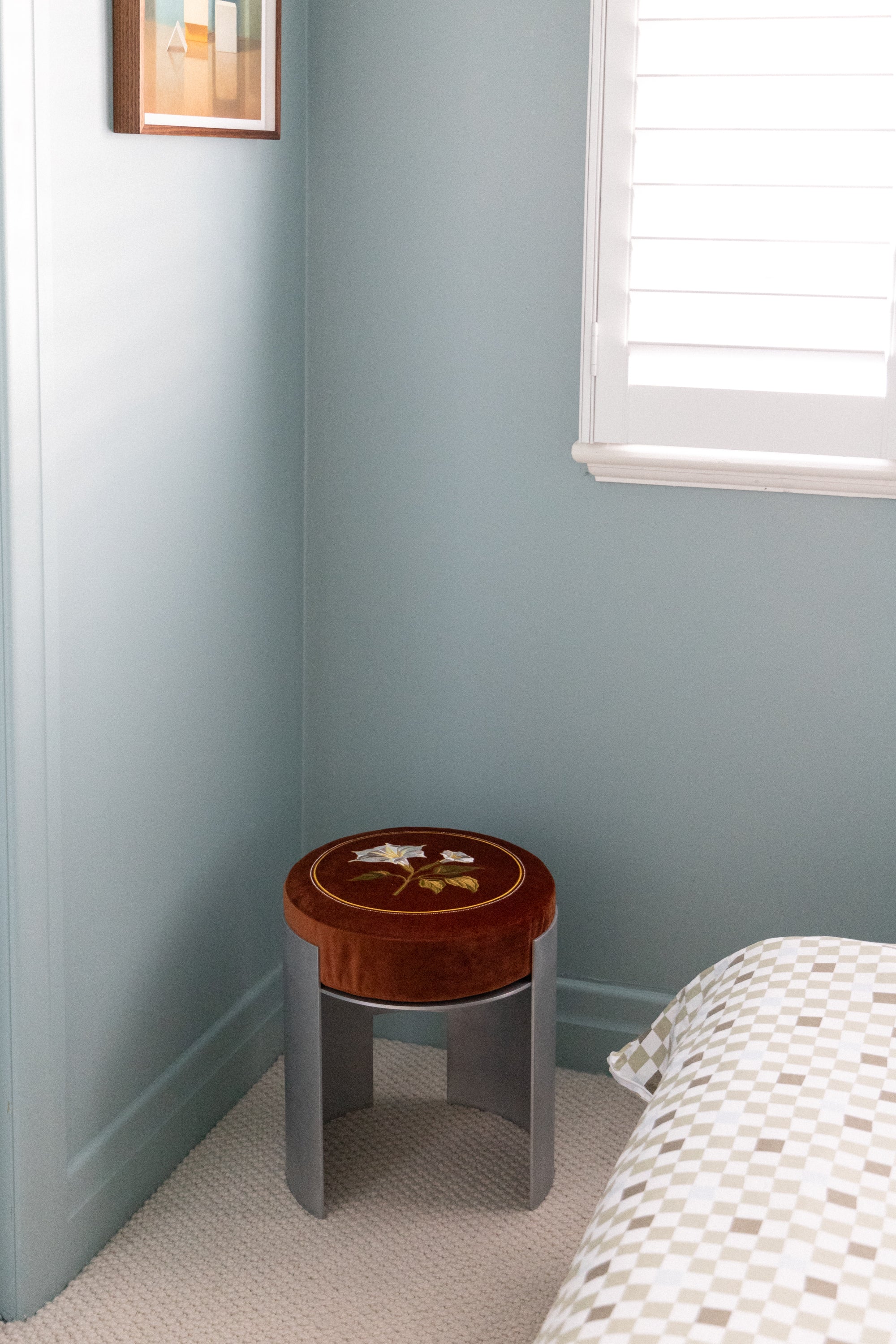 Polly Stool - Warm Sienna