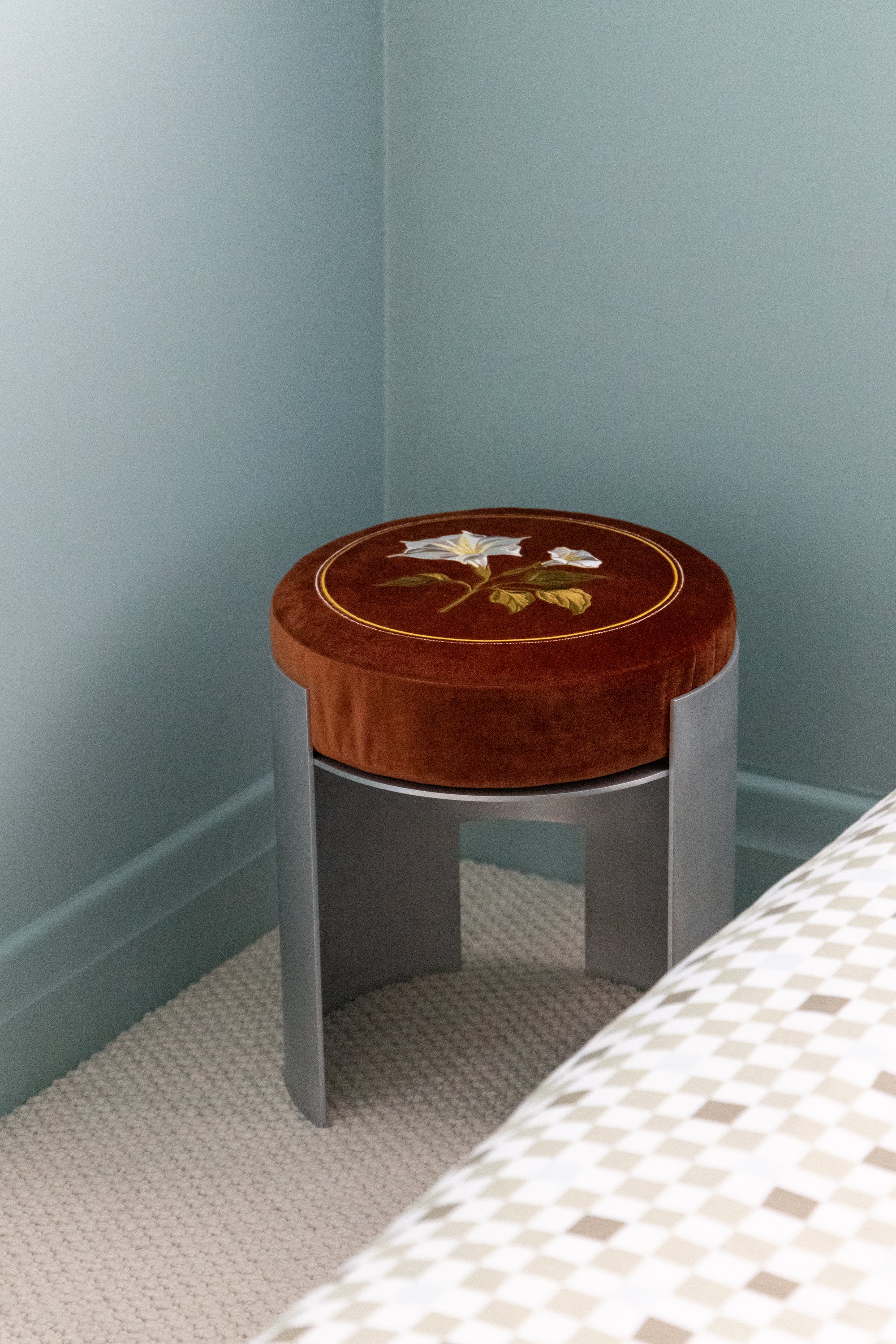 Polly Stool - Warm Sienna