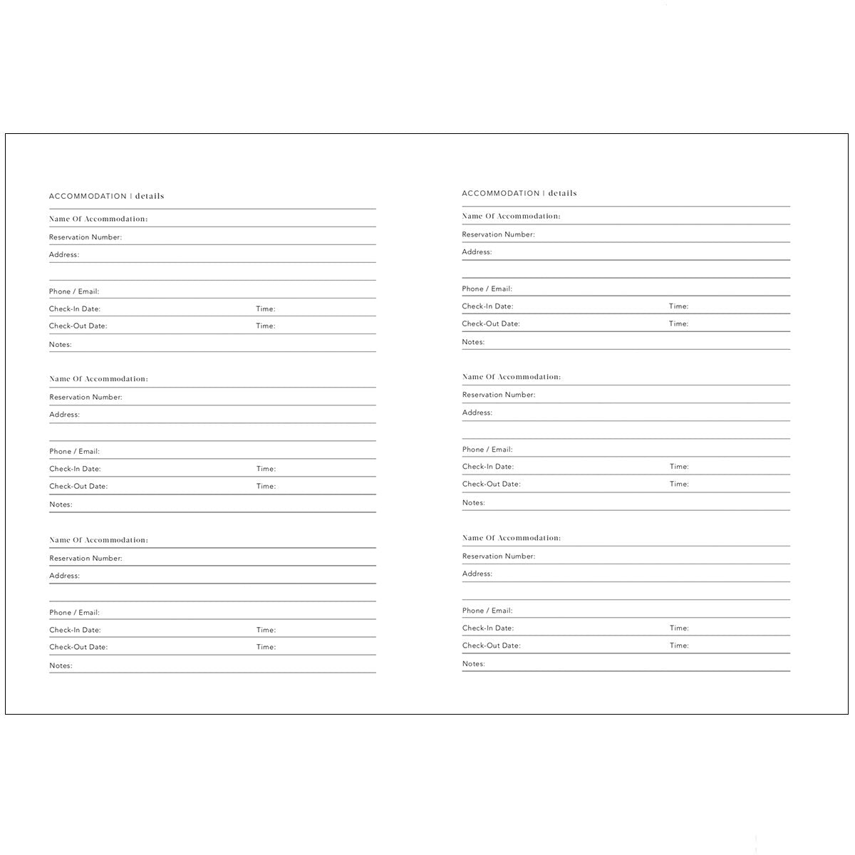 An organised life black travel diary Makers mrkt Makers Market Melbourne 