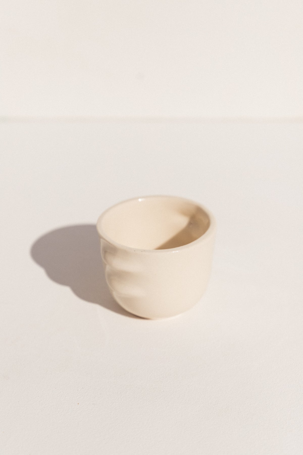 Abs Objects Ivory ceramic Espresso cup on Maker's Mrkt, makers market Melbourne