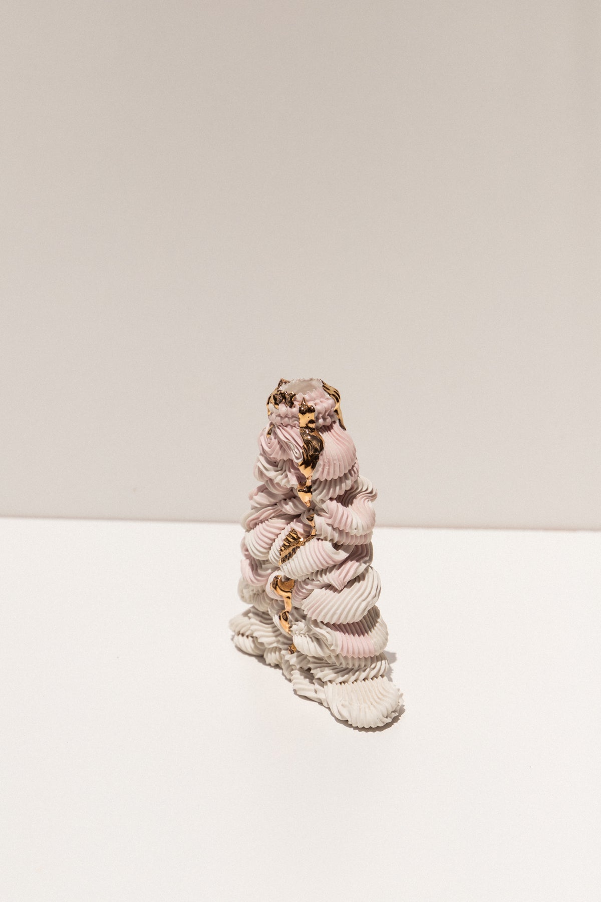 Ebony Russell Piped Dream Studio porcelain candle holder on Makers' Mrkt, makers market Melbourne