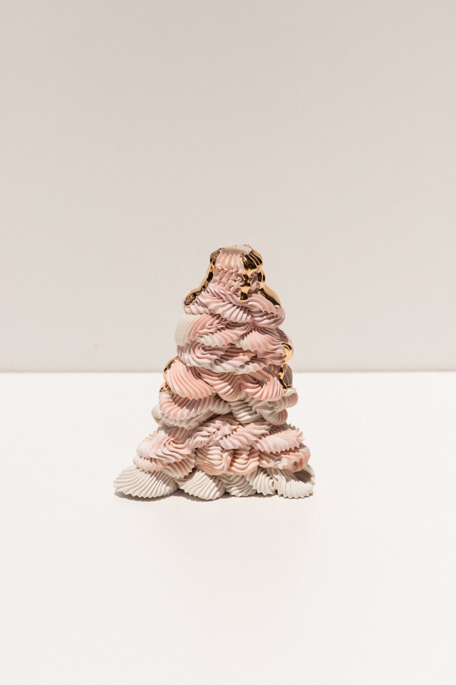 Ebony Russell Piped Dream Studio porcelain candle holder on Makers' Mrkt, makers market Melbourne