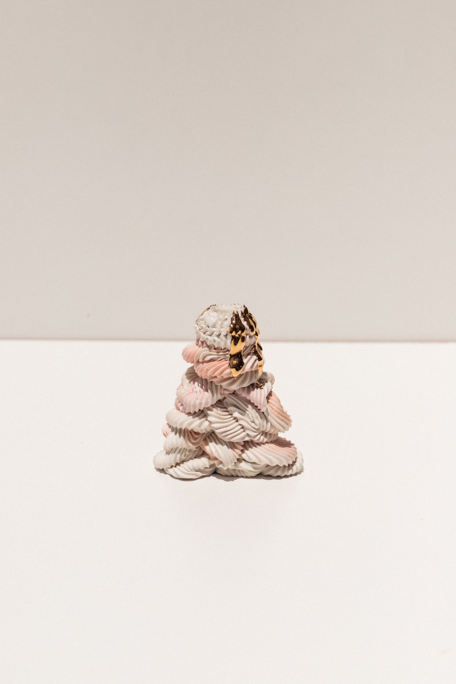 Ebony Russell Piped Dream Studio porcelain candle holder on Makers' Mrkt, makers market Melbourne