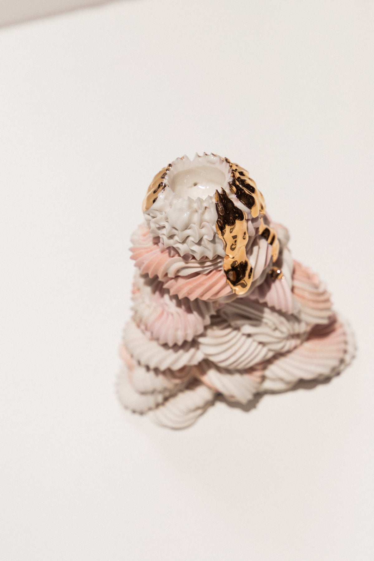 Ebony Russell Piped Dream Studio porcelain candle holder on Makers' Mrkt, makers market MelbourneEbony Russell Piped Dream Studio porcelain candle holder on Makers' Mrkt, makers market Melbourne