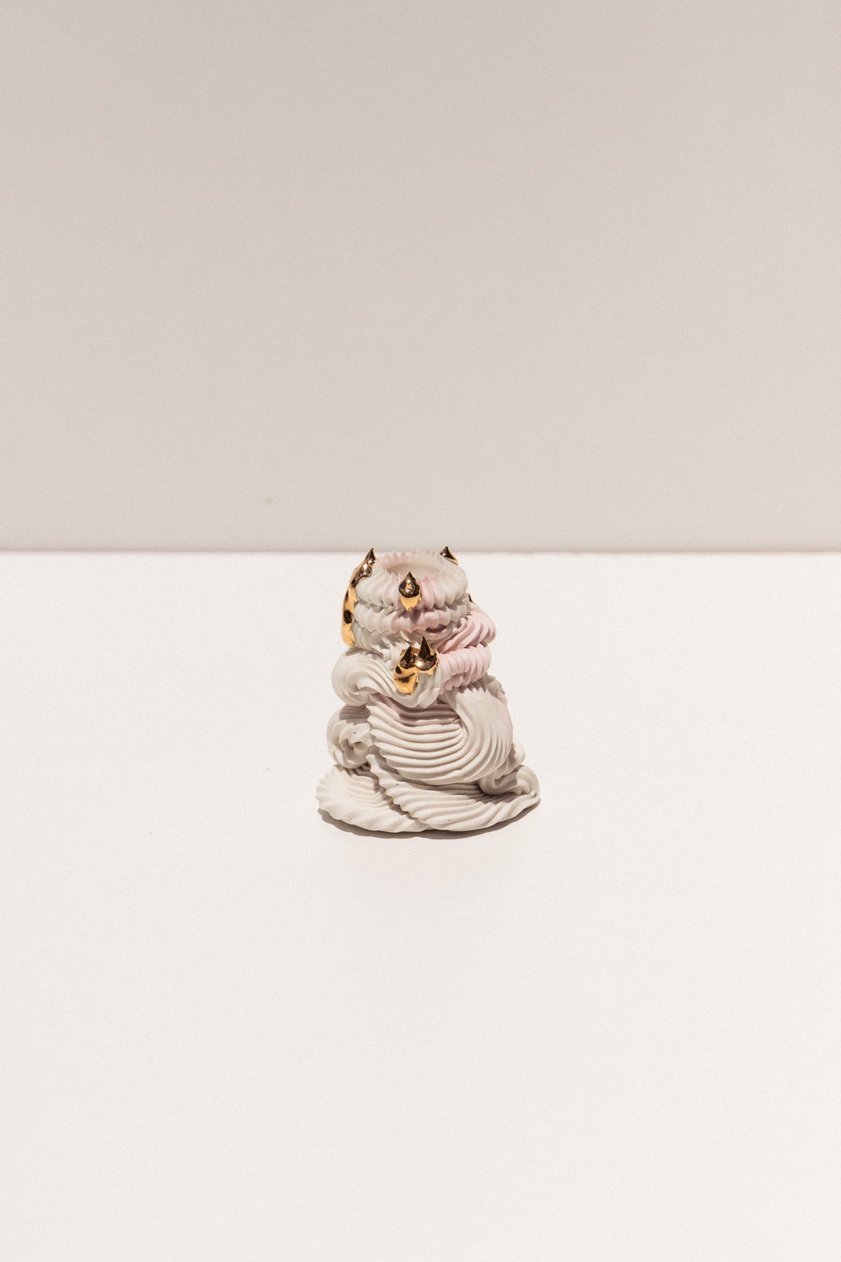 Ebony Russell, Piped Dream Studio porcelain candle holder on Makers' Mrkt , makers market Melbourne