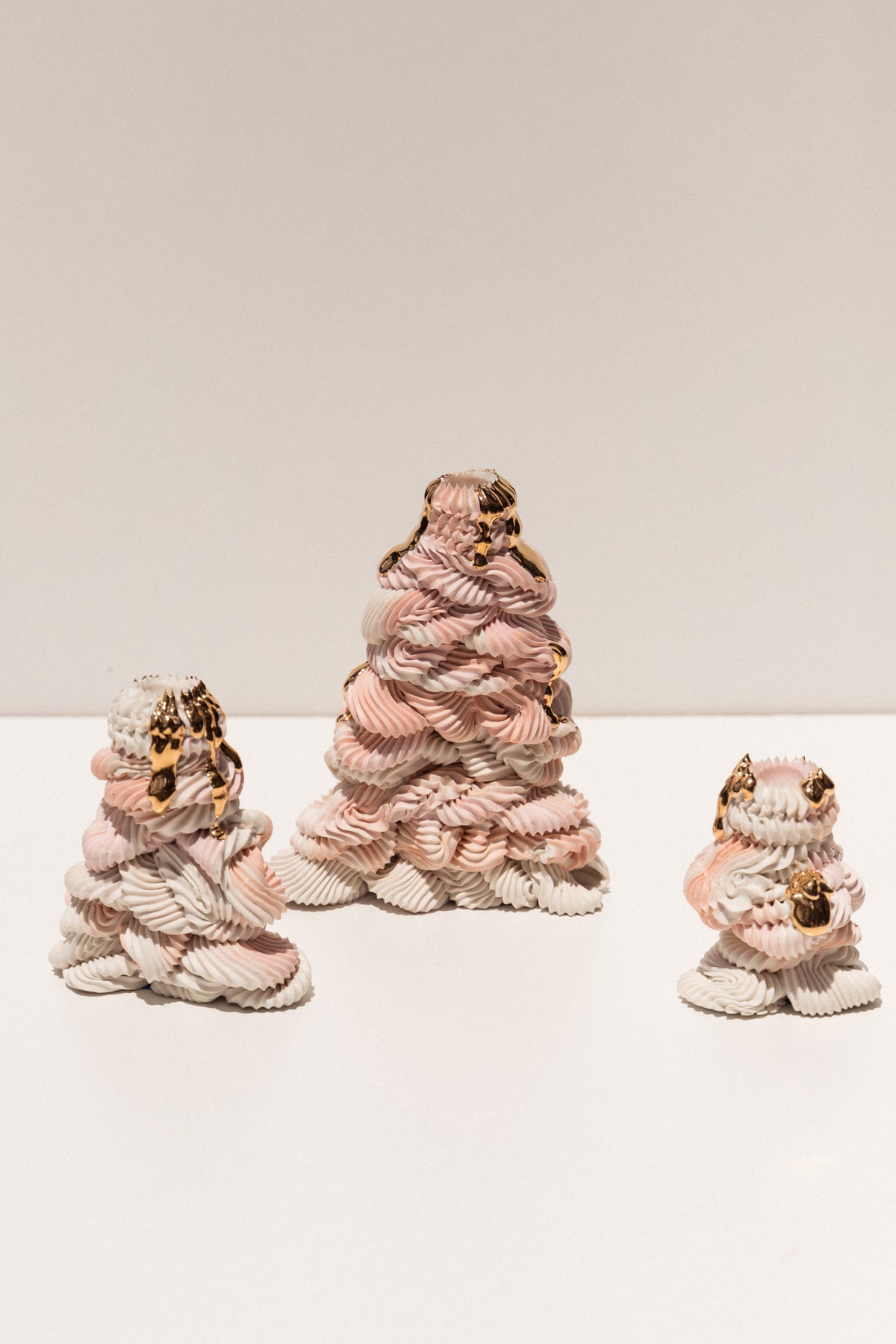 Ebony Russell, Piped Dream Studio porcelain candle holder on Makers' Mrkt , makers market Melbourne