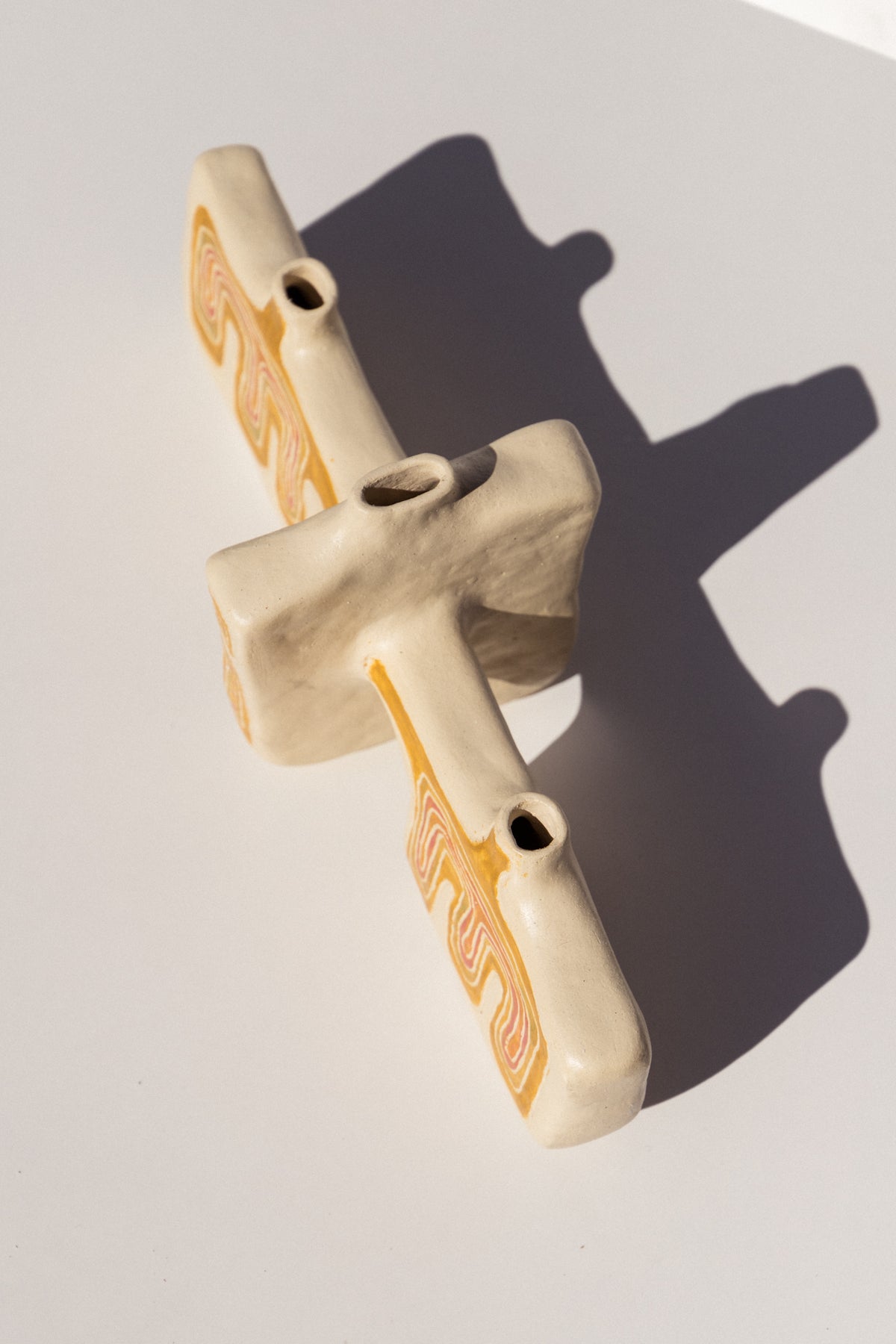 Leigh Thompson New Zealand Ceramicist, hand painted ceramics on Makers' Mrkt, makers market Melbourne