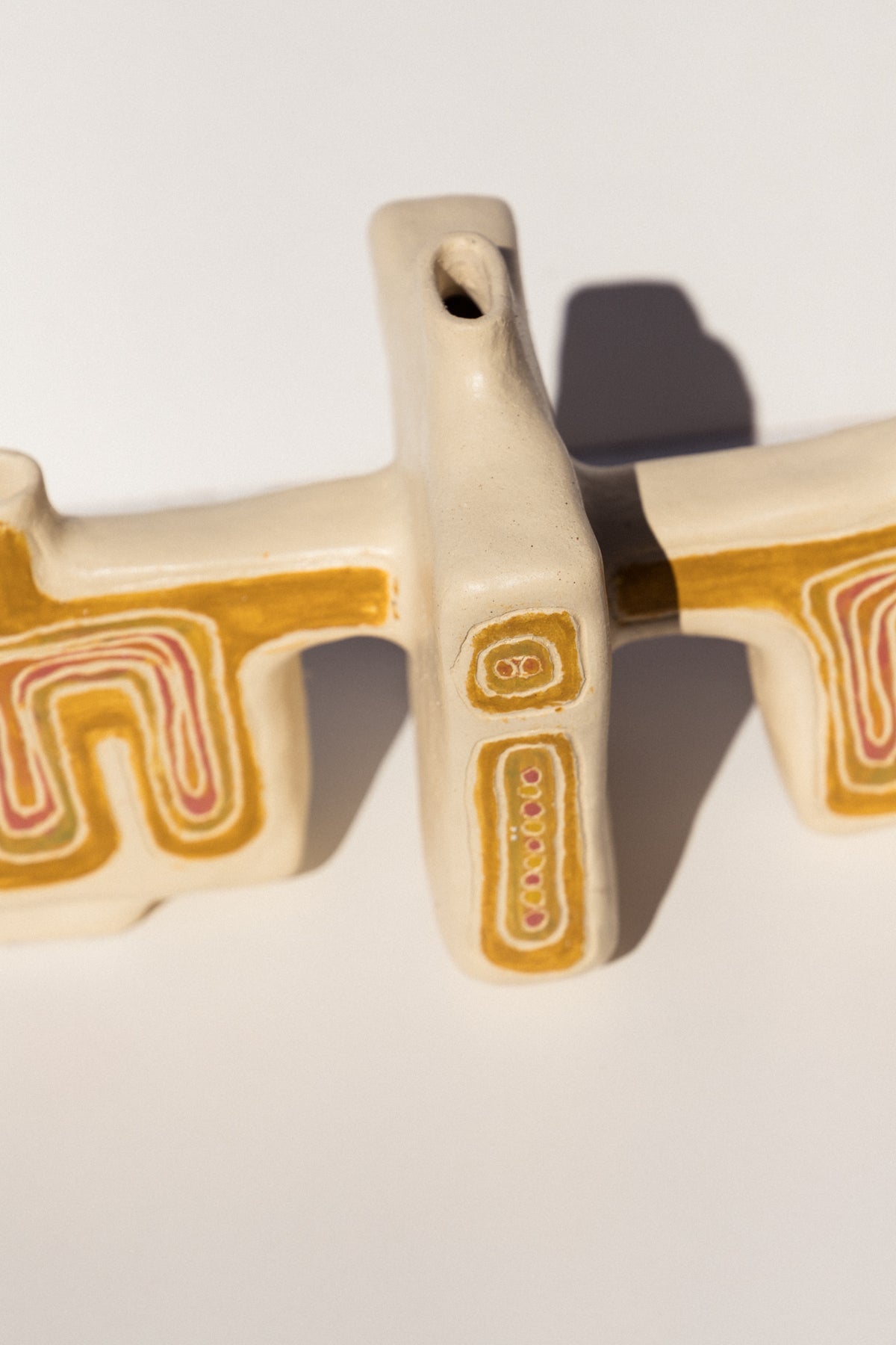 Leigh Thompson New Zealand Ceramicist, hand painted ceramics on Makers' Mrkt, makers market Melbourne