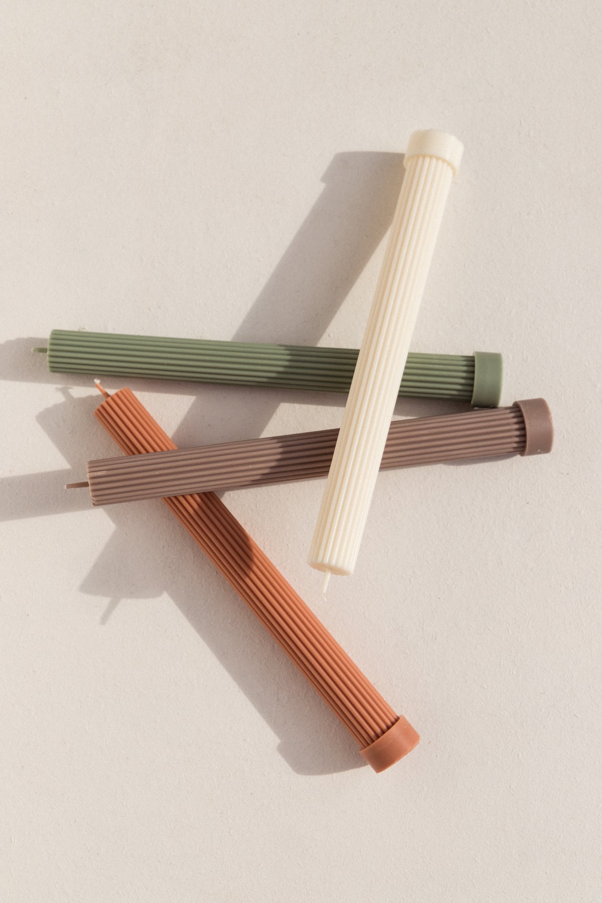 Black Blaze Pillar soy candle in blush peach . Makers Market Makers' Mrkt Melbourne