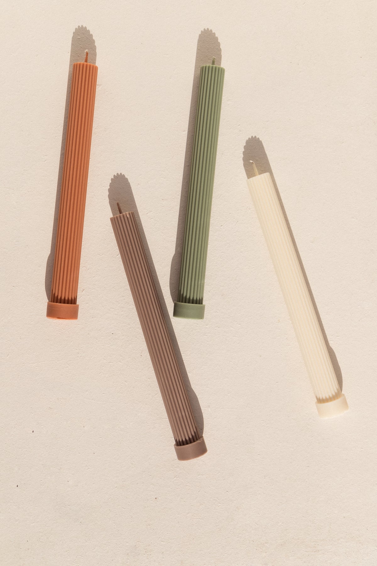 Black Blaze Pillar soy candle in blush peach . Makers Market Makers' Mrkt Melbourne