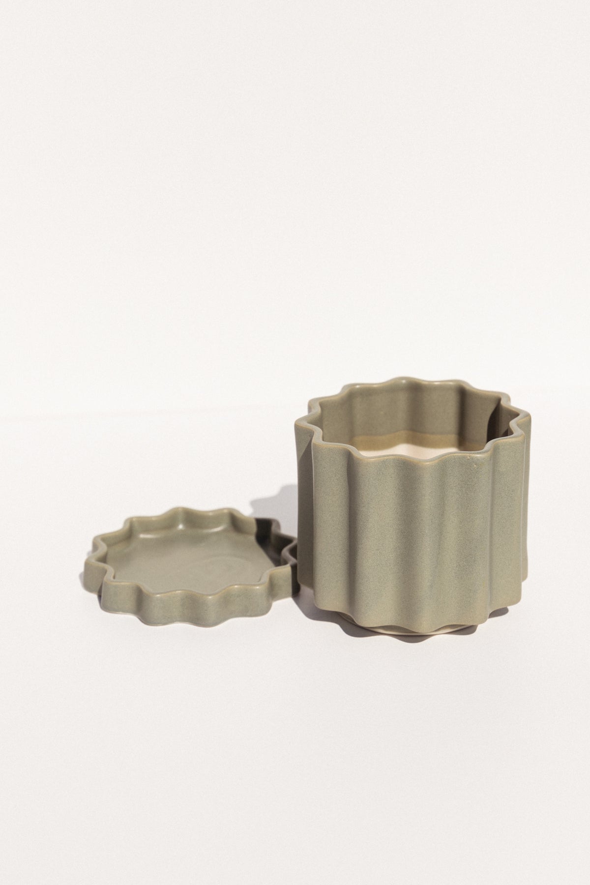 Ella Reweti small planter in Bluegum colour on Makers' Mrkt makers market Melbourne