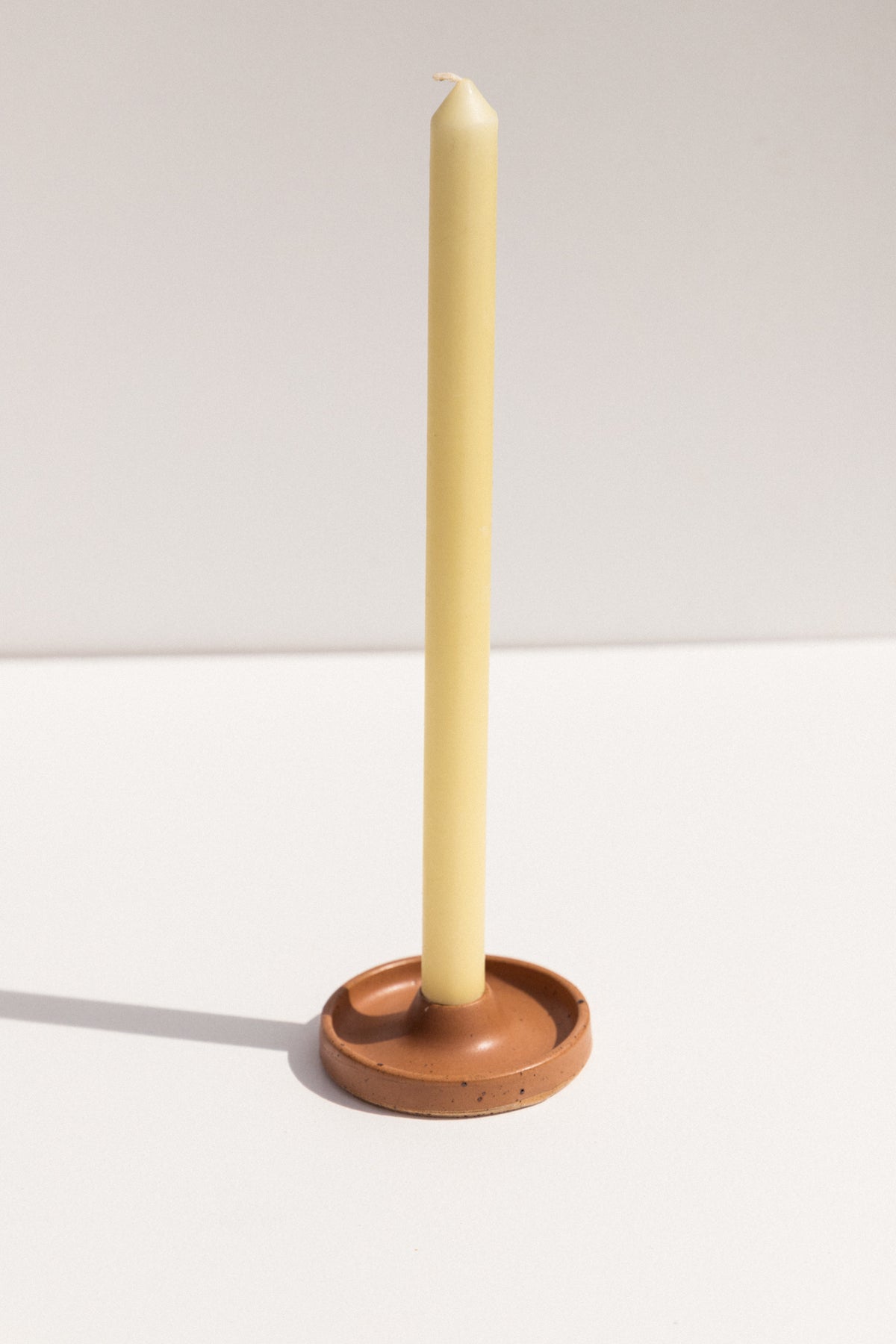 Deborah Sweeney Ceramic Candle holder in colour Toffee on Makers' Mrkt makers market Melbourne